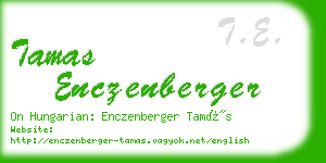 tamas enczenberger business card